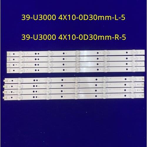 LED Backlight Strip for LD39U3200 LD39U3100 39-U3000 4X10-0D30mm-L-5 39-U3000 4X10-0D30mm-R-5