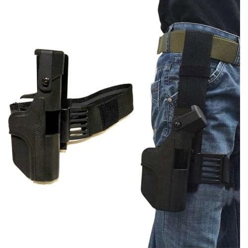 Tactical Auto Loading Gun Holster Quick Drop Leg Thigh Glock Gun Case Pistol Holster Hunting Accessories For Glock 17 19 23