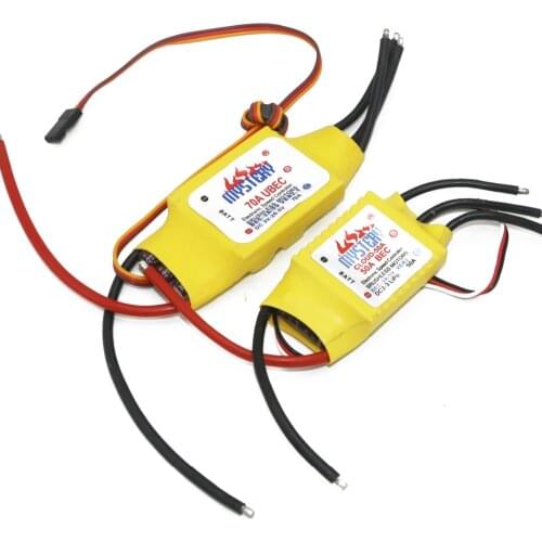 1pcs Mystery Cloud 10A/20A/30A/40A/50A/60A/70A/80A/100A/200A Brushless ESC with BEC For RC Airplane Helicopter