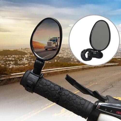 360° Rotation Bicycle rearview mirror Bike Handlebar Flexible Rear Back Mirror View Rearview Cycling MTB Mirror Bike Mirrors