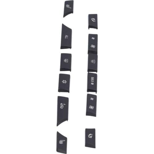 61319313923 A/C Heater Button Key Cap Switch Cover Repair Kit 61319313923 Replacement for 5/6Series A/C Heater Switch Button