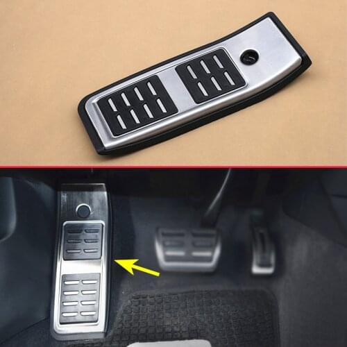 Stainless Rubber Car Foot Rest Pedal For New Audi A4 B9 A5 Footrest Dead Cover Sedan/Avant/Allroad/Sportback/Coupe/Cabriolet