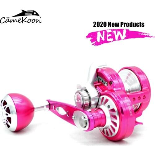 CAMEKOON slow jigging reel Pe3 # - 300M max drag 32kg 11BBs gear ratio 6.3:1 offshore boat fishing reel saltwater trolling reel