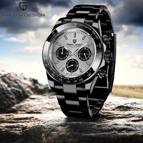 2021 New PAGANI DESIGN Men Quartz Watch Luxury Brand Sapphire Business Mens Watches Stainless Steel Luminous Clock Orologio Uomo