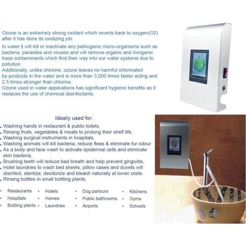 DC12V Intelligent ozone faucet water for kichent and pet shower TWO002 without venturi