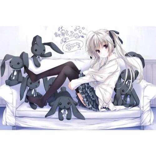 1000 Pieces Girl on the couch The wooden puzzle ersion wood jigsaw puzzle white card adult childrens educational toys