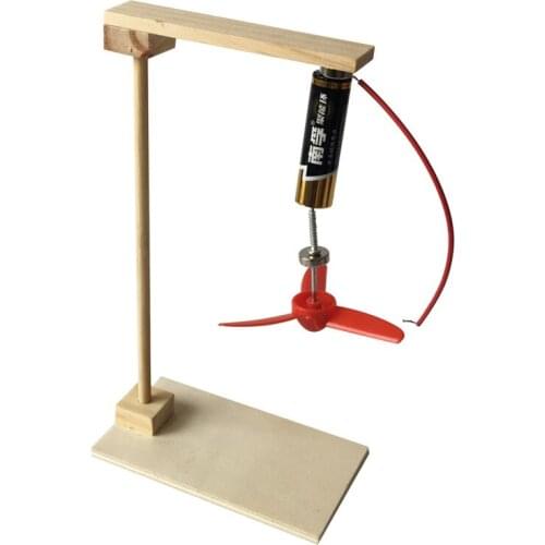 Science technology invention electromagnetic induction rotating fan primary student science experiment DIY Educational Toy