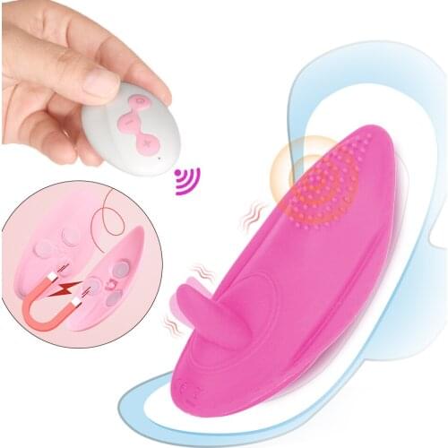 Wearable Vibrator Butterfly Vagina Clitoris Stimulator Remote Control Magnetic Invisible Panties Vibrator Sex Toys For Women