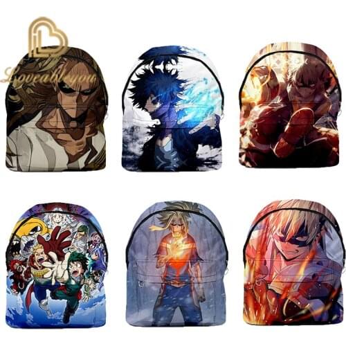 My Hero Academia 3D Print 2020 New Casual Backpack Men and Women Multi Pockets School Bag Travel Bag School Bag