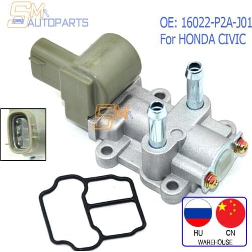 16022-P2A-J01 New Idle Air Control Valve For HONDA CIVIC Mk IV V VI HR-V 1.4 1.6 i L 1.4i 1.6i 16022-P2E-A51 16022-P2J-J01