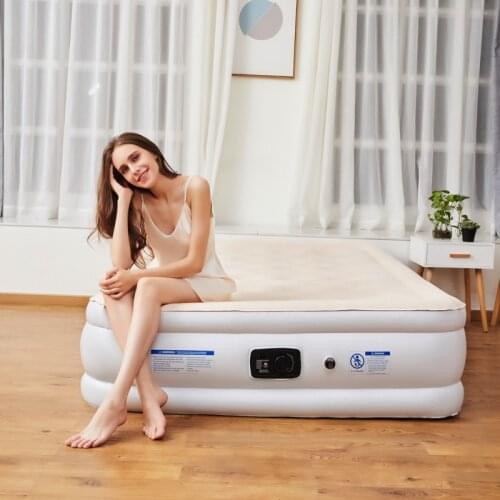 New simple and comfortable home wave structure air mattress portable outdoor travel thickened inflatable double mattress