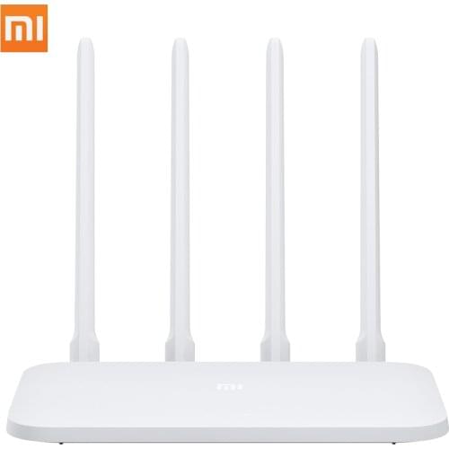 Original Xiaomi Mi WIFI Router 4C 64 RAM 802.11 b/g/n 2.4G 300Mbps 4 Antennas Smart APP Control Band WiFi Repeater APP Control