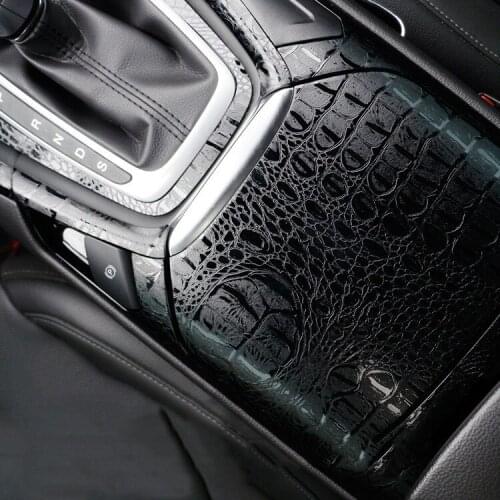 Animal Skin Film Crocodile Vinyl Wrap Film Automobiles Motorcycle For Car Decal Car Styling Computer Cover