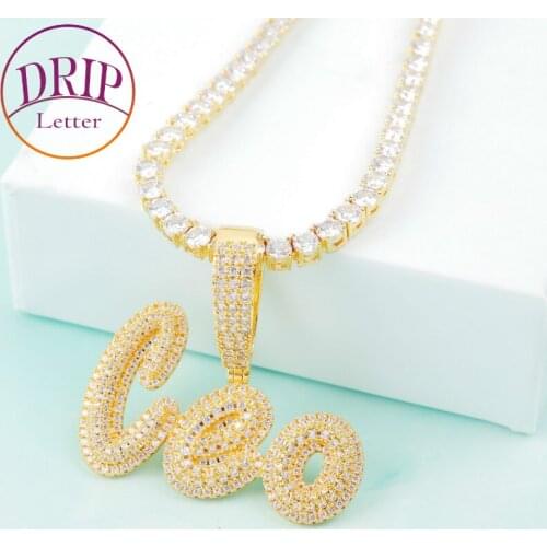 Signature Letters Pendant Gold Color Custom Name Necklace For Men Women Hip Hop Rock Jewelry