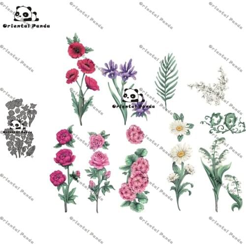 New Dies 2021 Camper Van Metal Fern Dies diy Die hoto album cutting die Scg new die for cuttinrapbooking Stecil 2021Flower