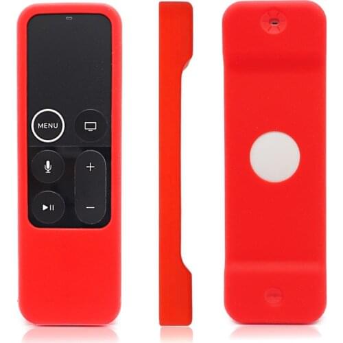 Silicone Remote Case For Apple TV 4K Siri Remote 2021 Protective Cover Skin Shockproof Anti-Slip Cover Remote Protective Shell
