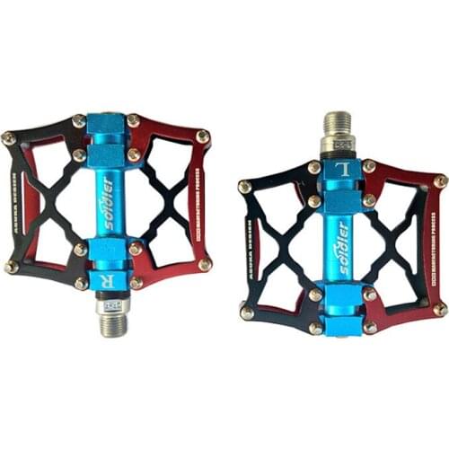 Bike Pedals Mountain Road Bicycle Flat Platform MTB Cycling Outdoor Riding Aluminum Alloy Universal Bicycle Accessories #A