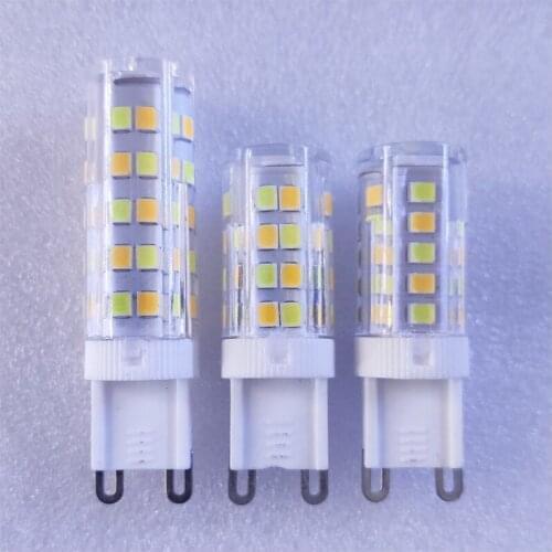 10pcs LED Dimmable Bulb G9 Three color Dual Color Mixed 3000K 4000K 6000K Chandelier Pendant Crystal Wall Light Bulb 220V