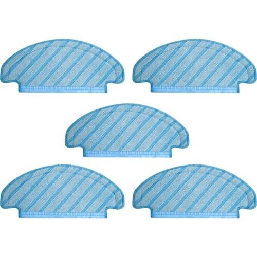 5 Pcs Vacuum Cleaner Mop Cleaning Cloths for Ecovacs Deebot T8 Vacuum Cleaner Accessories Replacement Cloth Parts