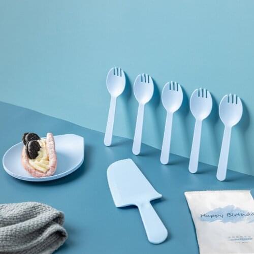 5pcs Happy Birthday Party Disposable Tableware Paper Plate Cutlery Plate Girl Child Adult Birthday Party Supplies