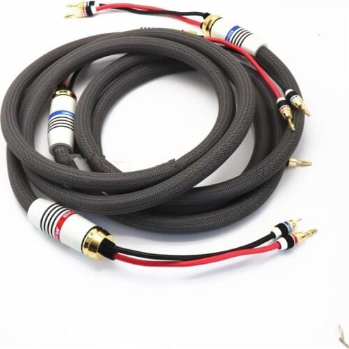 U.S.A original Speaker Wire HIFI speaker Wire Audio Connector speaker cable hifi 1pair