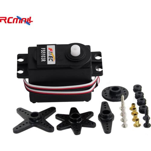 Feetech FS5103R 3kg.cm 360 Degree Continuous Rotation RC Servo Motor Analog for Robot Smart Car FZ3413