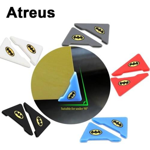 Atreus 2pcs Car Door Corner Crash Protection Cover Stickers For Mitsubishi ASX Suzuki Subaru AcuraJeep Renegade Fiat 500 Hyundai