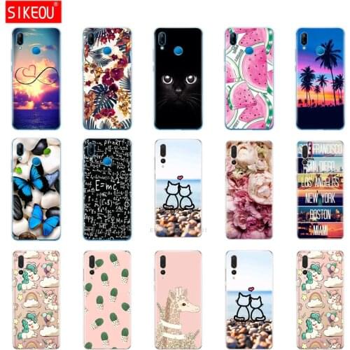 Case for huawei P20 LITE case cover for huawei p20 pro case back cover silicon 360 full protective P 20 Lit Coque etui clear cat