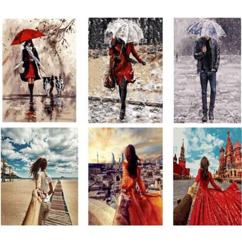 Картины девушек по номерам Magic Master China At AliExpress