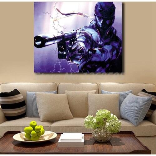 Metal Gear Solid 1 Wallpapers HD Wall Art Canvas Poster And Print Canvas Painting Decorative Picture For Living Room Home Decor