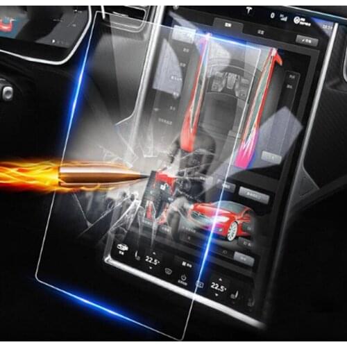 Retrofit Suitable for Tesla Model S X 2014-2019 navigation film tempered film modified display film