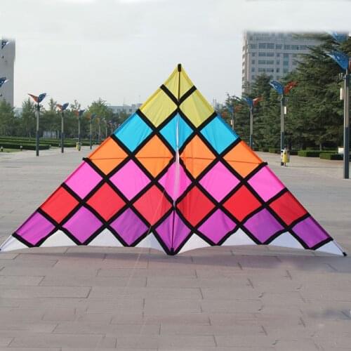 Outdoor Fun Sports Professional 2.5m Adults Large Delta Ripstop Nylon Kite Power With Flying Tools Easy Control