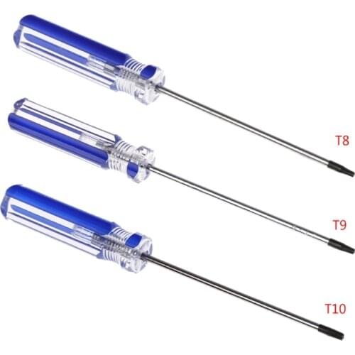 TOOZO T8 T9 T10 Tamper Proof Screwdriver Security Torx Driver Disassembly For XBOX 360 PS3