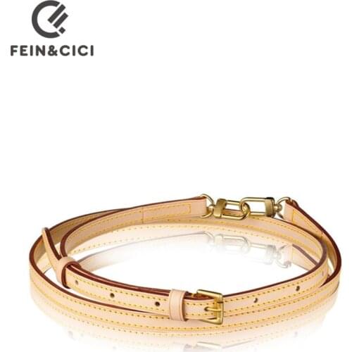 Bag strap 100% genuine leather cowskin brand handbag strap Replacement shoulder belts designer oxidation bag parts accessories