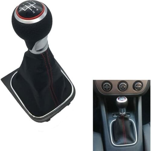 For VW Golf 5 MK5 R32 For GTI 2004 2005 2006 2007 2008 2009 Golf V VI 5 6 Speed Car Gear Stick Level Shift Knob