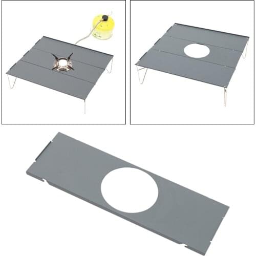 Folding Camping Table Aluminum Plate for Portable Beach Table Collapsible Foldable Picnic Table,Side Table for Outdoor