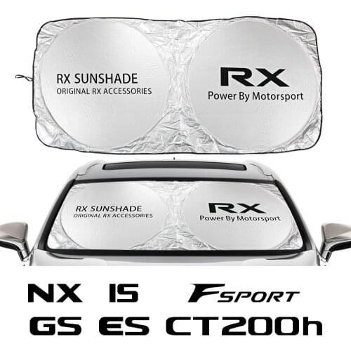 Car Windshield Sun Shade Cover For Lexus RX NX Fsport CT200h LS IS ES UX LX GS GX Automobiles Accessories Anti UV Sun Parasol