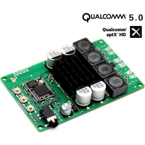 SOTAMIA Bluetooth 5.0 Power Amplifier Audio Board Qualcomm QCC3031/3034 Sound Amplifiers 2x50W With TWS AUX APTXHD
