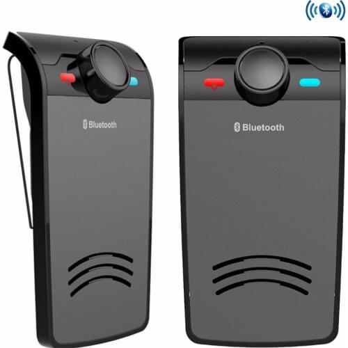 Universal Bluetooth 4.0 HandsFree Car Kit Wireless MultiPoint Connection Speakerphone with CVC DSP Microphone