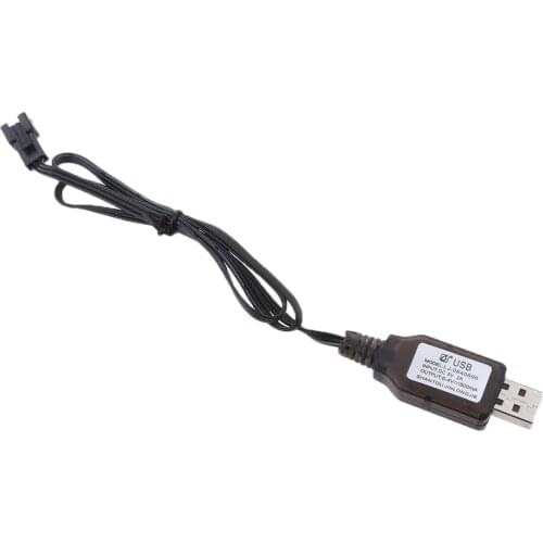 Universal 6.4V USB to SM 3Pin Lithium Battery RC Toy Drone Charging Cable Remote Control Toys, Aircraft, Drone, Quadcopter