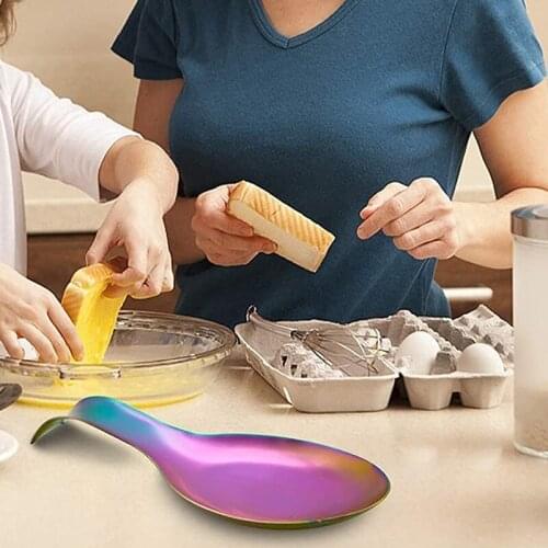 Fish-Shaped Stainless Steel Spoon Holder Stainless Steel Cutlery Spoon Holder Scraper Spoon Holder