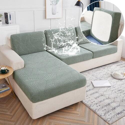Waterproof Corner Sofa Covers for Living Room Modern Big Thick L Shape Cushion Cover Sofa seat Couch Slipcover Non Slip Elastic