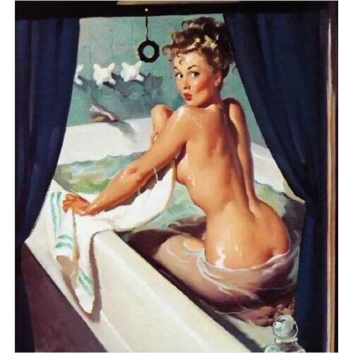 Sexy Girl Anime Custom Made Shower Curtain Fabric Bath Bathroom Waterproof Shower Curtains 180x180cm Home Decorations decor