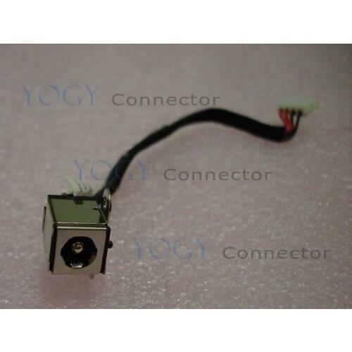 1pcs 15.5cm Laptop DC power jack with cable fit for Asus U43F UL80J N82JV N55S N55SF N55SL series dc socket port