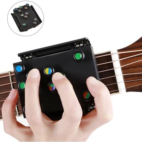 1pcs Folk Guitar Chord-assisted Beginner Finger Practice Auxiliary Press String Device Portable Guitar Accessories