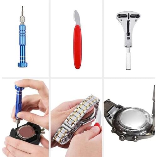 168pcs Watch Repair Kit Watchmaker Back Case Remover Opener Spring Bar Pin