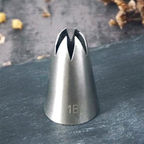 #1B Cream Piping Nozzle Decor Tip Large Size Cream Flower Rose Icing Tips Nozzles Cake Fondant Baking Tool Cupcake Decor