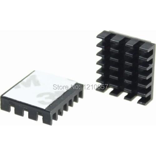 20 pcs LOT Black Heat Sink 18*17*5MM Aluminum Radiator Cool The Chip Cooling