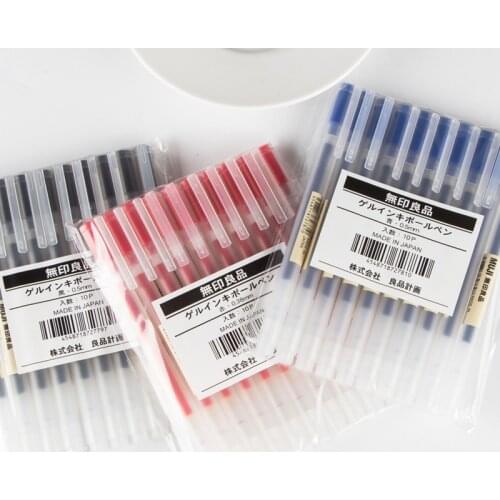 3pcs Gel Pen Black/Blue/Red Ink Color Pens 0.5mm 0.38mm Pens School Stationary Material Escolar Kawaii Stylo Kawaii