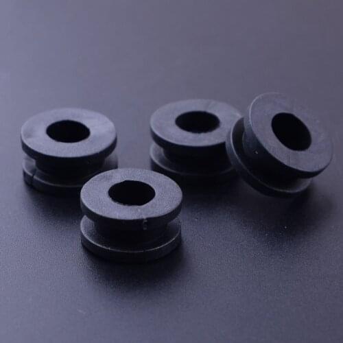 New 4Pcs Rubber Black Mount Grommet Fit For Yamaha Side Covers Fenders Frame Fuel Tanks Fairings Headlights Battery Box